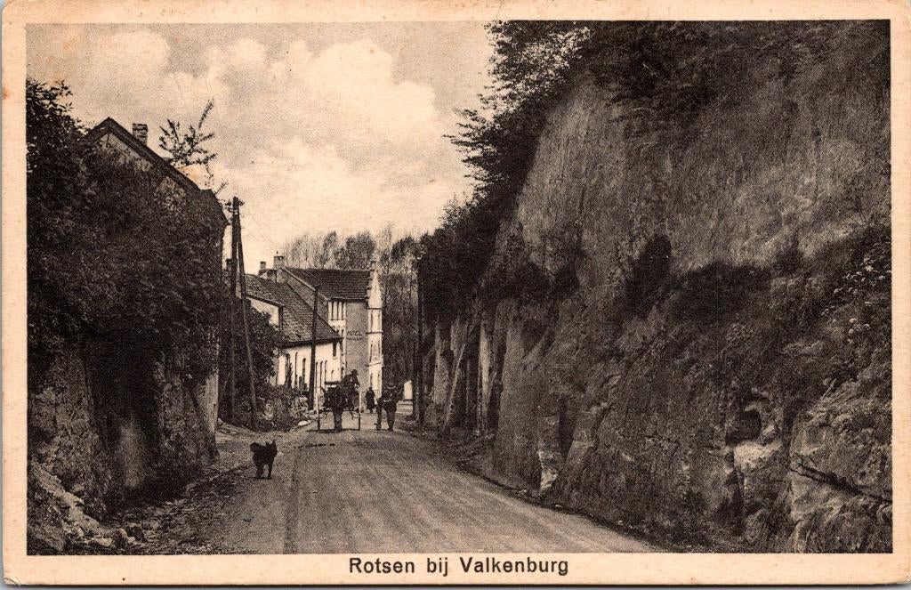 Rotsen bij Valkenburg (1937), Verzenden, 1920 tot 1940, Gelopen, Limburg