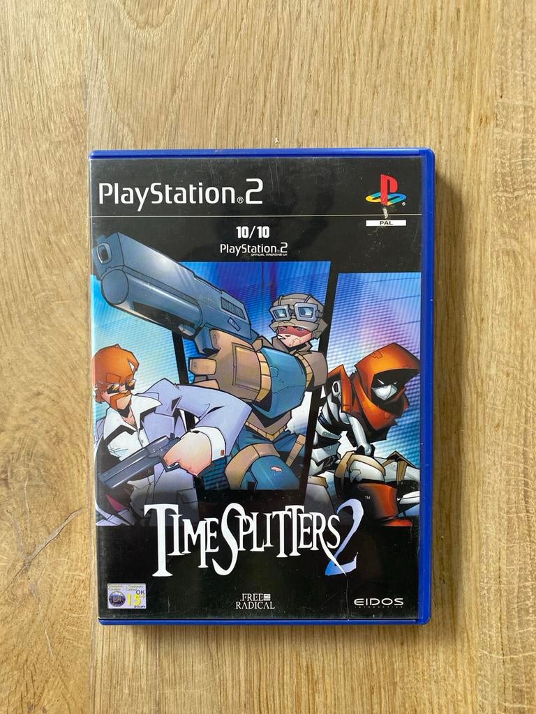 TimeSplitters 2 - PlayStation 2 (PS2), Overige kleuren, Ophalen of Verzenden, Zonder controller, Gebruikt