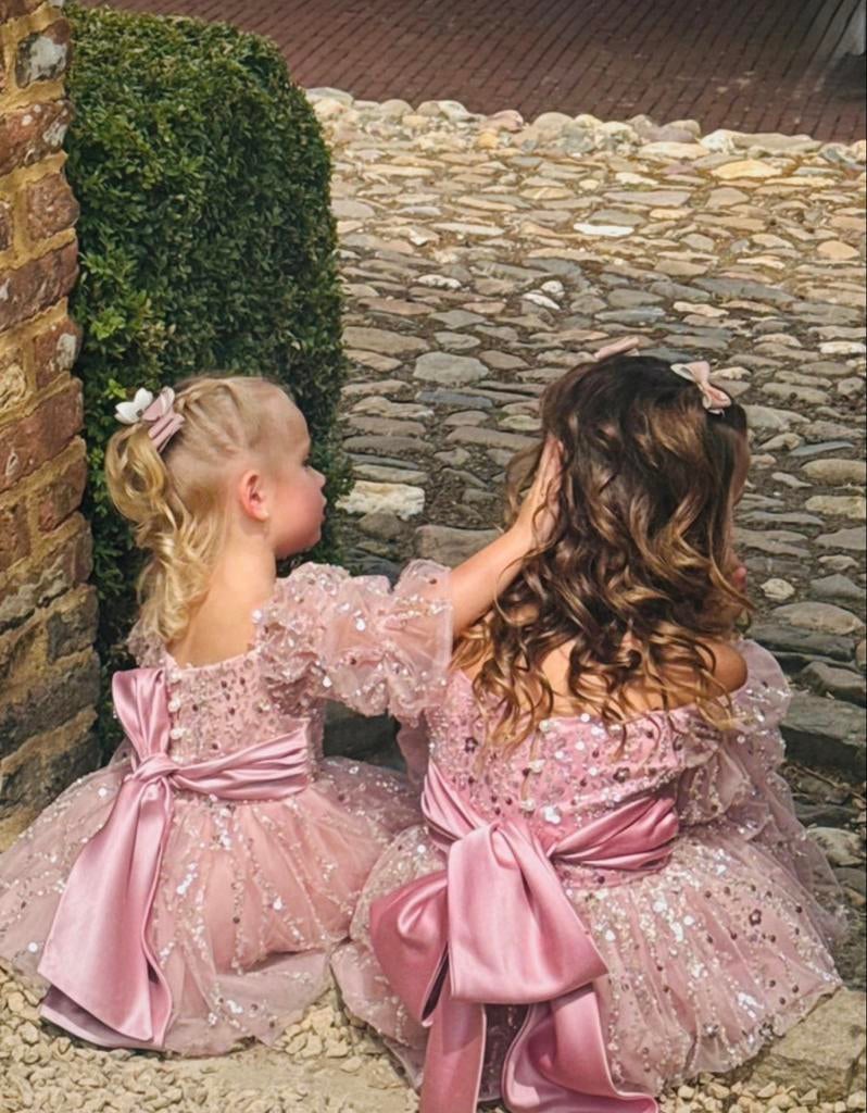 Prachtige Bruidsmeisjes Jurk Maat 86/92, Ophalen of Verzenden, Zo goed als nieuw, Meisje, Jurkje of Rokje