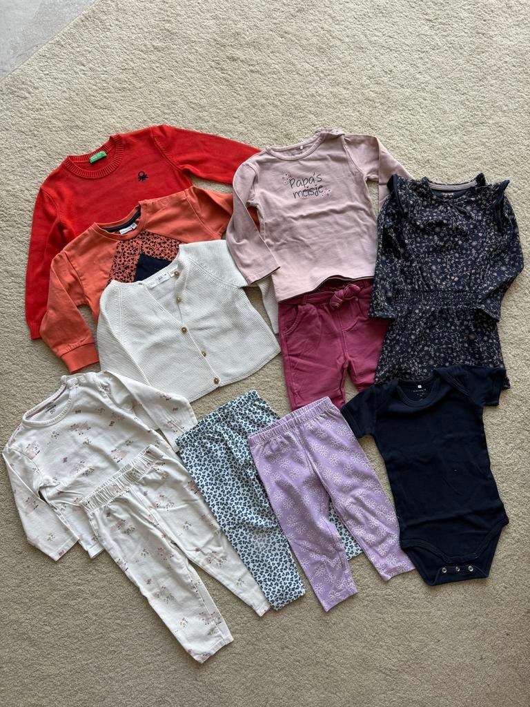 Leuke lente set maat 80 diverse merken, Ophalen of Verzenden, Zo goed als nieuw, Maat 80