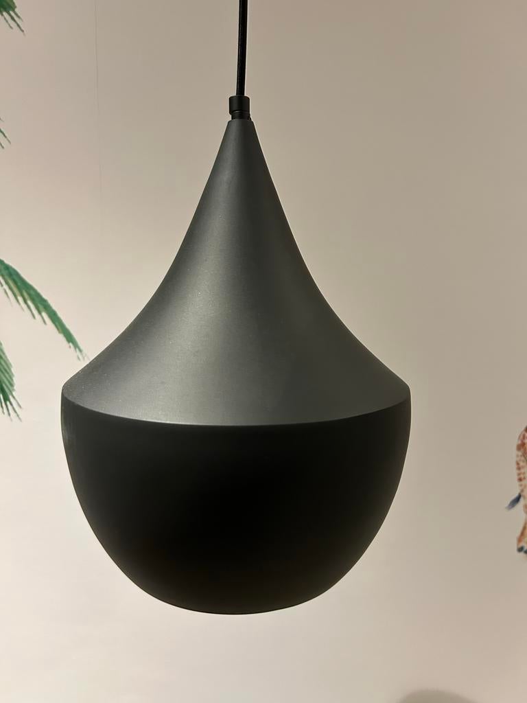 Tom Dixon Beat Light Fat Hanglamp - Zwart/Goud, Ophalen of Verzenden, Zo goed als nieuw, Metaal, Minder dan 50 cm