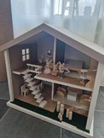 Poppenhuis met Sylvanian, Ophalen, Gebruikt, Poppenhuis