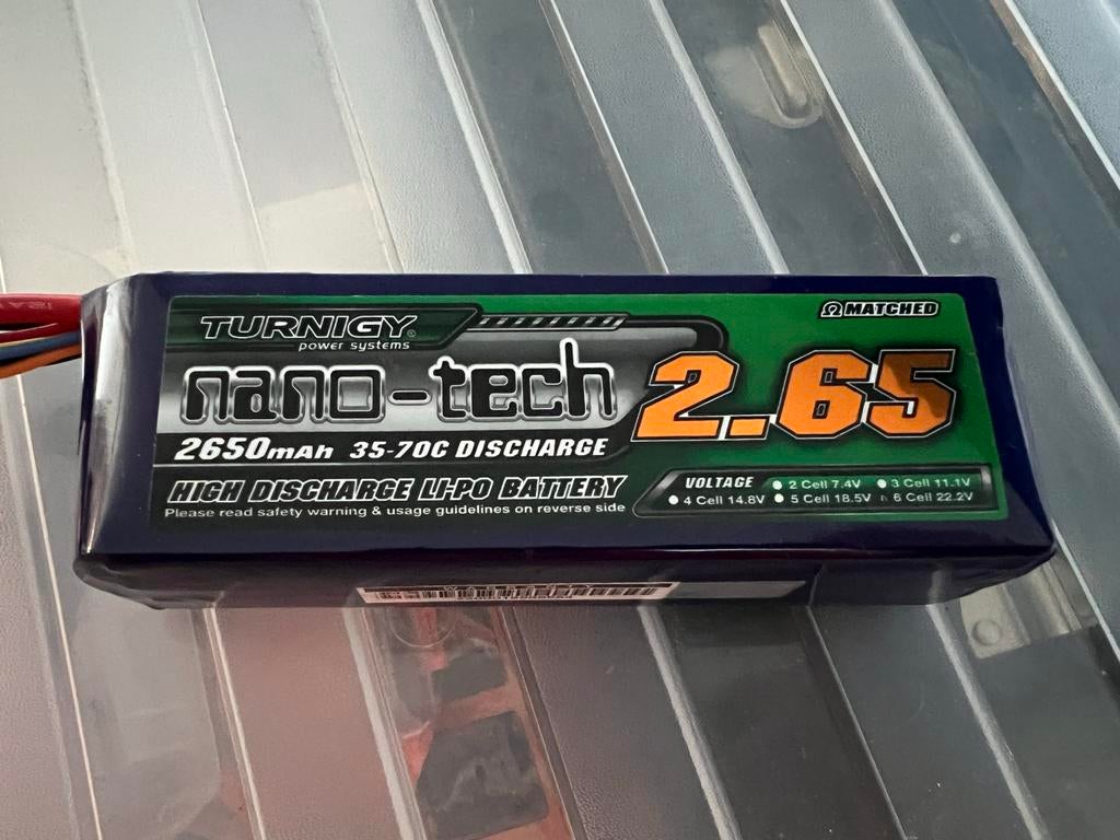 Turnigy nano-tech 2650mAh 3S 35-70C LiPo Batterij, Ophalen, Zo goed als nieuw