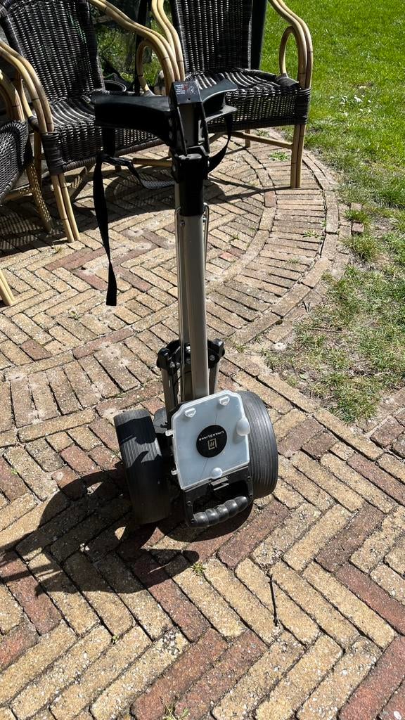 Golftrolley links2links, Ophalen, Zo goed als nieuw, Golfkar