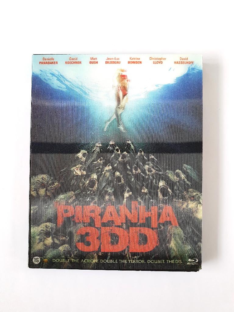 Piranha 3DD (met Slipcover), Cd's en Dvd's, Blu-ray, Ophalen of Verzenden, Zo goed als nieuw, Horror