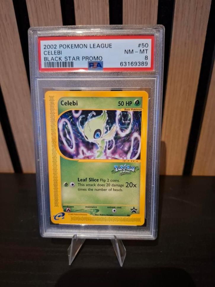 Celebi WOTC promo (4 ever) PSA 8, Verzamelen, Poppen, Pop, Ophalen of Verzenden