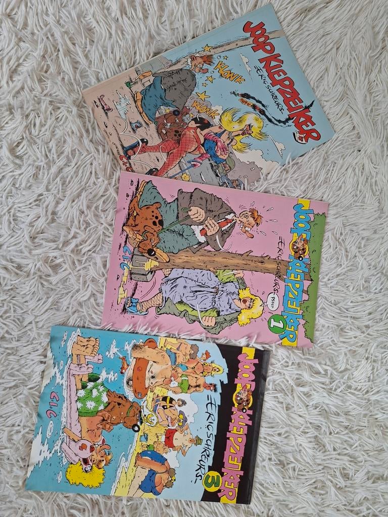 Joop Klepzeiker stripboeken - Eric Schreurs (3 delen), Boeken, Stripboeken, Meerdere stripboeken, Ophalen, Gelezen, Eric Schreurs
