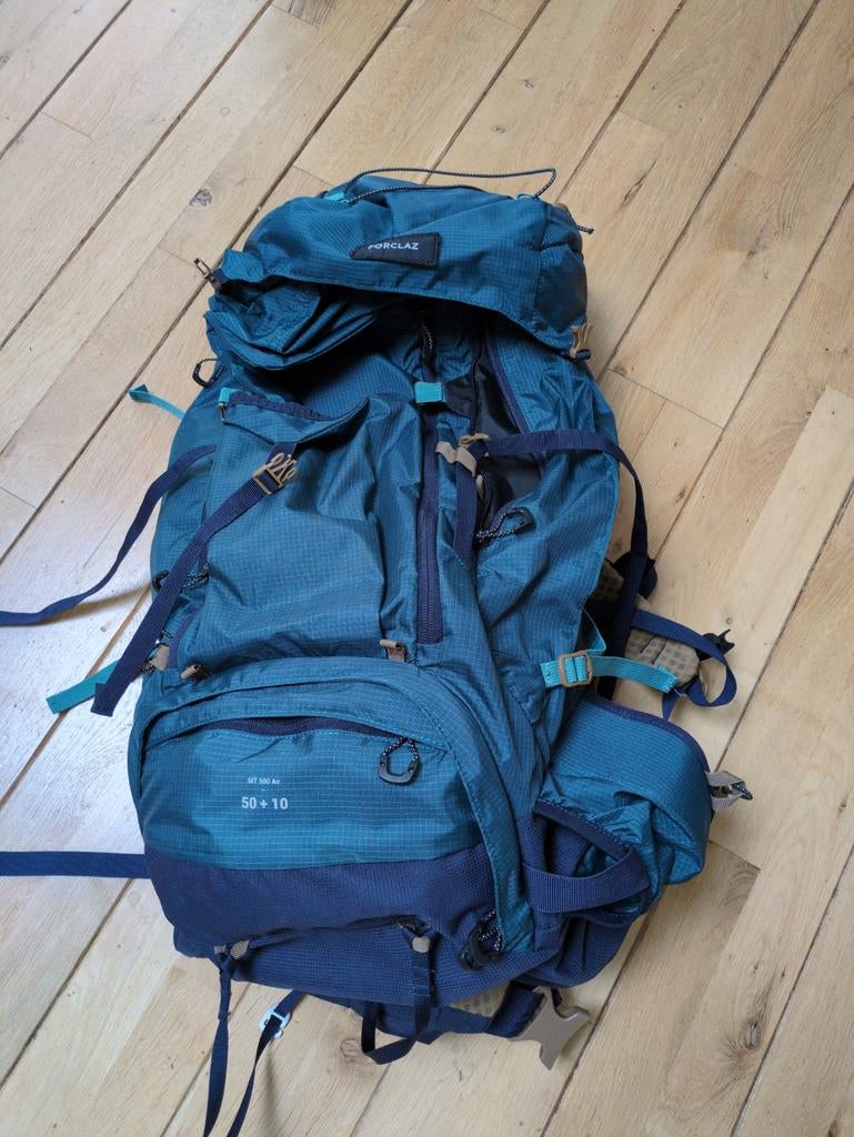 Forclaz MT 500 Air 50+10 Trekking Rugzak, Sport en Fitness, Bergsport en Wandelen, Ophalen of Verzenden, Zo goed als nieuw, Rugzak