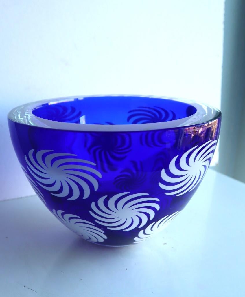 Olaf Stevens unica vaas graaltechniek - gesigneerd/genummerd, Antiek en Kunst, Ophalen of Verzenden