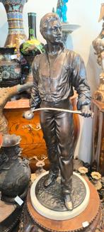 CHARLES MASSE (1855-1913) spelter beeld, Antiek en Kunst, Ophalen