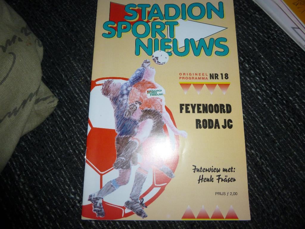 Feyenoord-Roda jc uit en thuis, Verzenden, Zo goed als nieuw, Feyenoord, Overige typen