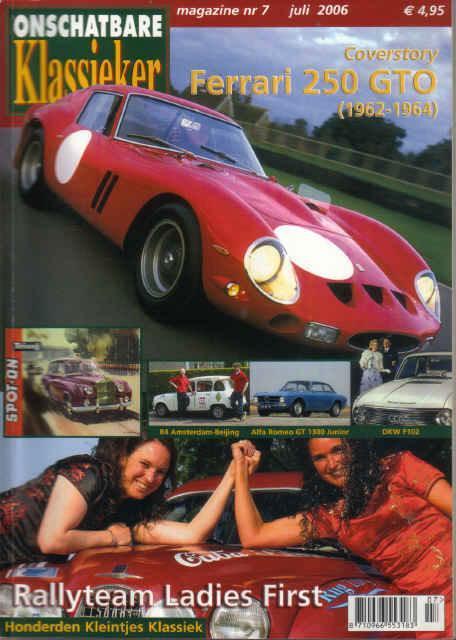 OK 7 2006 : Ferrari 250 GTO - Alfa Romeo Giulia GT Junior, Boeken, Auto's | Folders en Tijdschriften, Gelezen, Algemeen, Ophalen of Verzenden