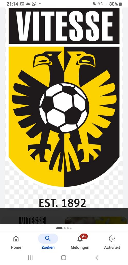 Gezocht kaartje vitesse MVV, Sport en Fitness, Maat XL, Ophalen of Verzenden, Nieuw, Overige typen