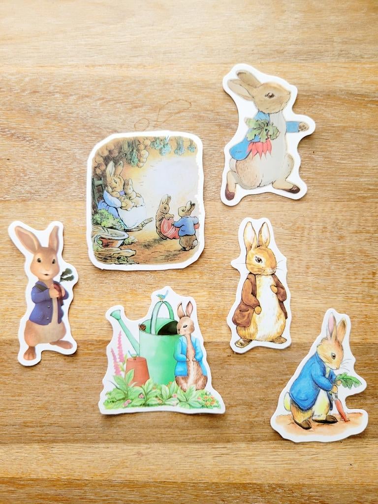 Nieuw verschillende setjes met Peter rabbit stickers Beatrix, Ophalen of Verzenden, Nieuw, Overige thema's, Overige typen