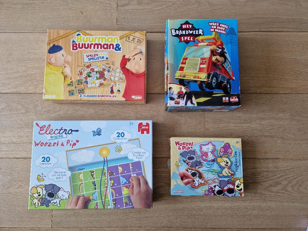 9 Spelletjes voor peuters en kleuters, Kinderen en Baby's, Ophalen of Verzenden, Gebruikt