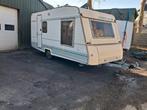 Caravalair bamba 460 luxe met mover, Caravans en Kamperen, Caravans, Vast bed, Rondzit, 750 - 1000 kg, Particulier