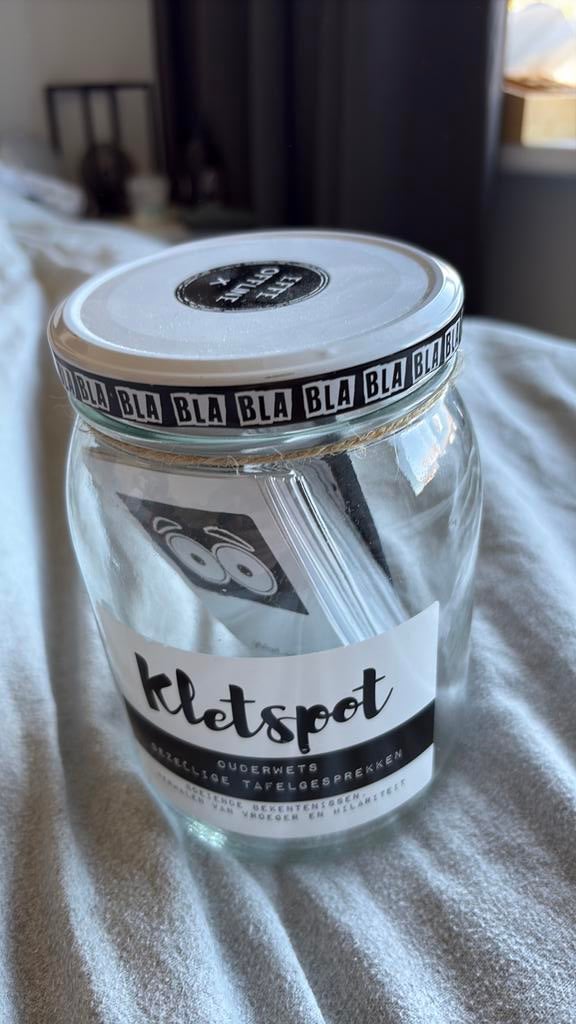Kletspot vragenspel, Ophalen, Zo goed als nieuw
