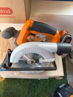 Worx Cirkelzaag met Accu en Lader, Gebruikt, Cirkelzaag, Ophalen of Verzenden, 30 tot 70 mm