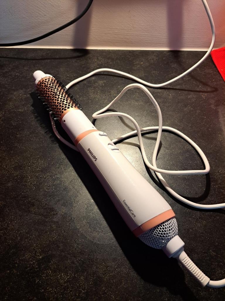 Philips Essential Care Airstyler - Föhnborstel, Ophalen of Verzenden, Zo goed als nieuw, Föhn of Haardroger