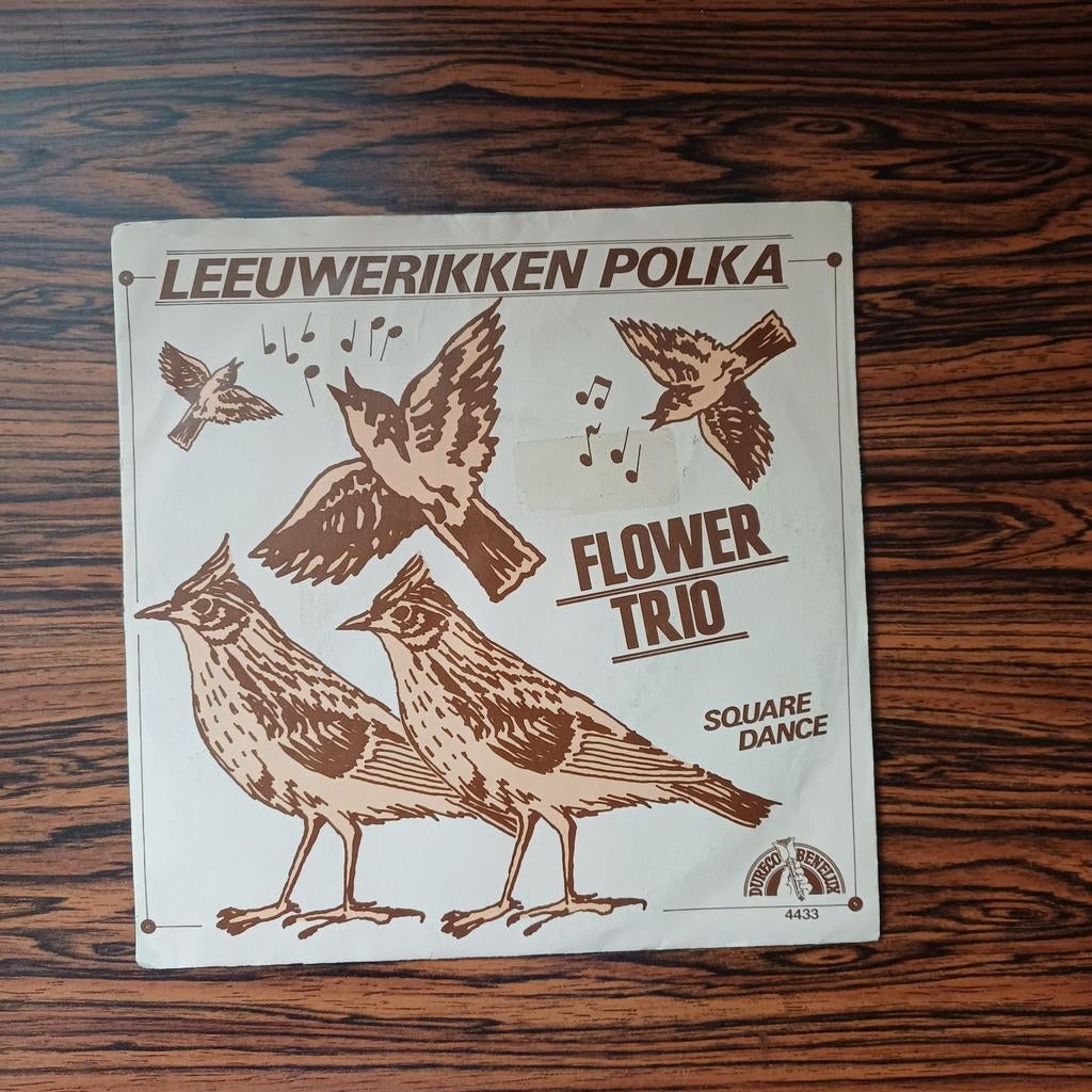 Leeuwerikken Polka / Square Dance - Flower Trio, Cd's en Dvd's, Vinyl Singles, Ophalen of Verzenden