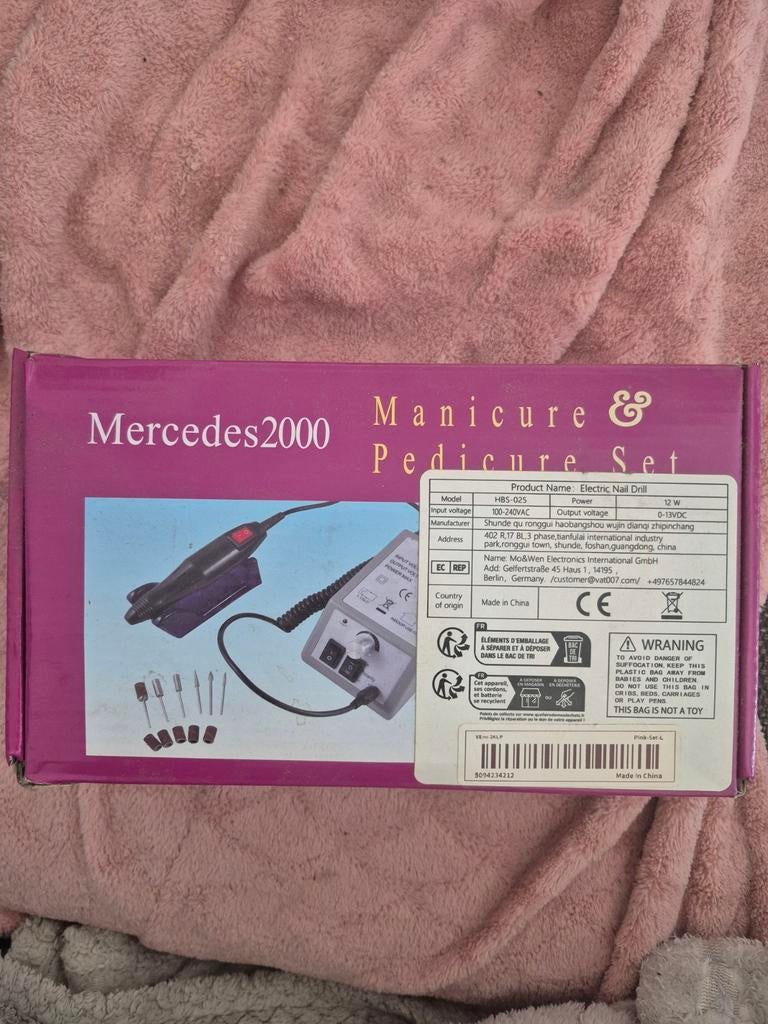 Mercedes 2000 Manicure & pedicure set, Ophalen, Nieuw, Hand- en Voetverzorging