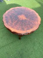 Klassieke barokke salontafel, Gebruikt, Rond, Minder dan 50 cm, Overige houtsoorten