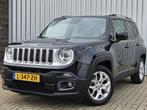 Jeep Renegade 1.4 MultiAir Limited /Automaat/Dealer Onderhou, Gebruikt, 4 cilinders, Zwart, 600 kg