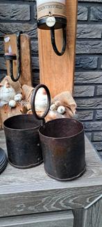 Metalen, dubbele wijnfles houder, Ophalen of Verzenden