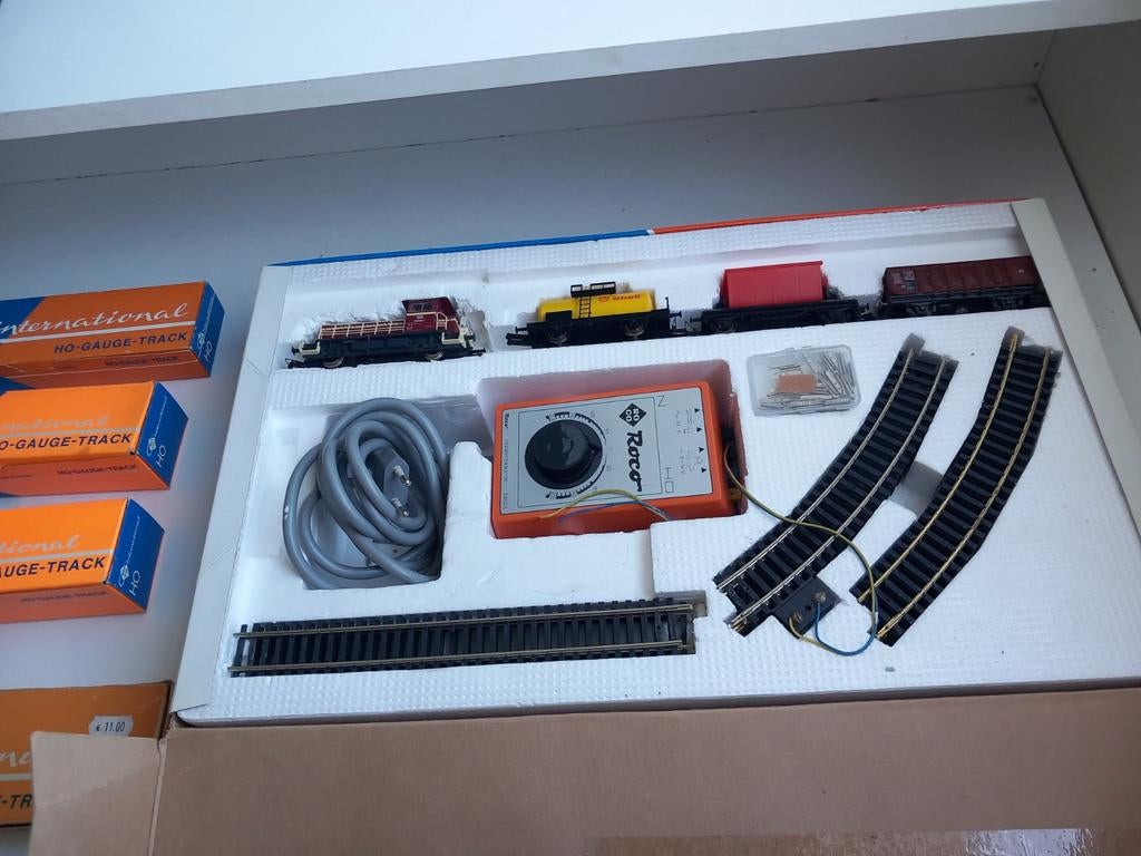 Modelspoorbaan modeltreinen Roco modeltrein spoorbaan lima, Hobby en Vrije tijd, Modeltreinen | H0, Ophalen, Gebruikt, Gelijkstroom