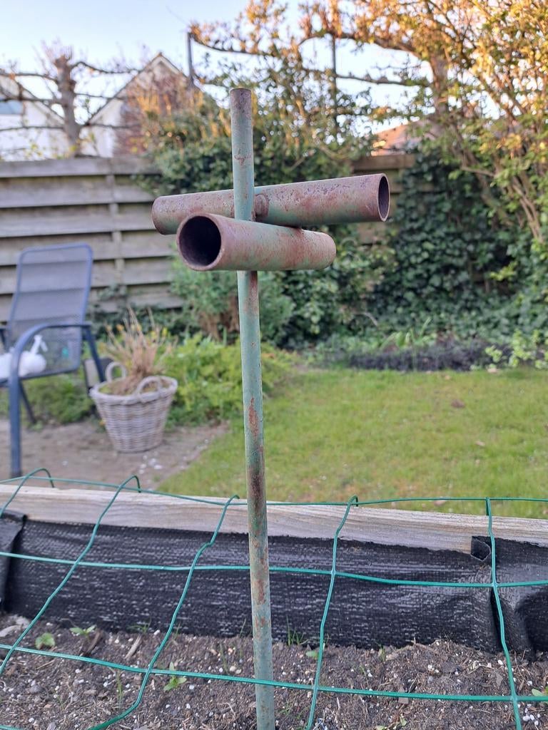 5 stokkenhouders voor dakbomen, Ophalen, Gebruikt