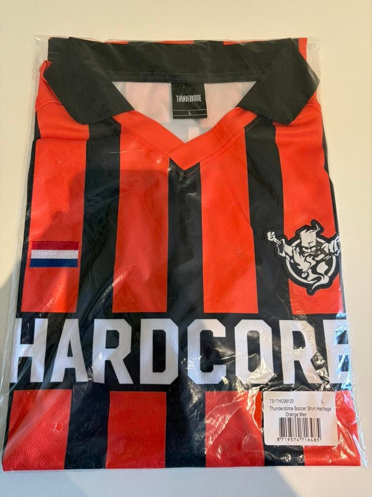 Thunderdome hardcore holland soccershirt, Maat L, Ophalen of Verzenden, Nieuw, Shirt
