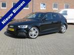 Audi A3 Sportback 1.6 TDI Sport S Line Edition S-Tronic Euro, Auto's, Audi, Gebruikt, 4 cilinders, Zwart, Origineel Nederlands