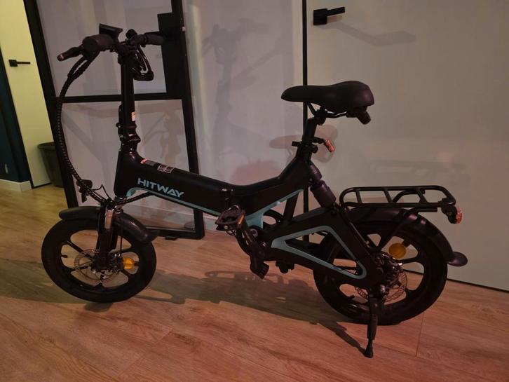 Hitway bk2 vouwfiets elektrisch, Fietsen en Brommers, Fietsen | Vouwfietsen, Gebruikt, 16 tot 18 inch, Ophalen