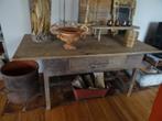 erg mooie Franse antieke tafel met lade, Ophalen