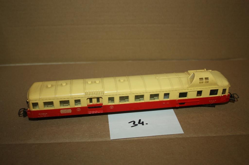 34)  Jouef SNCF Picasso motorwagen, Gebruikt, Jouef, Ophalen of Verzenden, Analoog