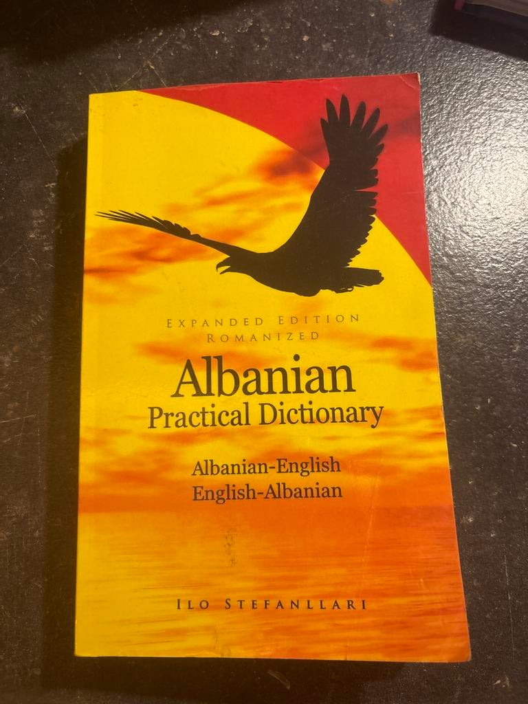 Albanees-Engels woordenboek, Boeken, Ophalen of Verzenden, Gelezen, Overige uitgevers, Engels