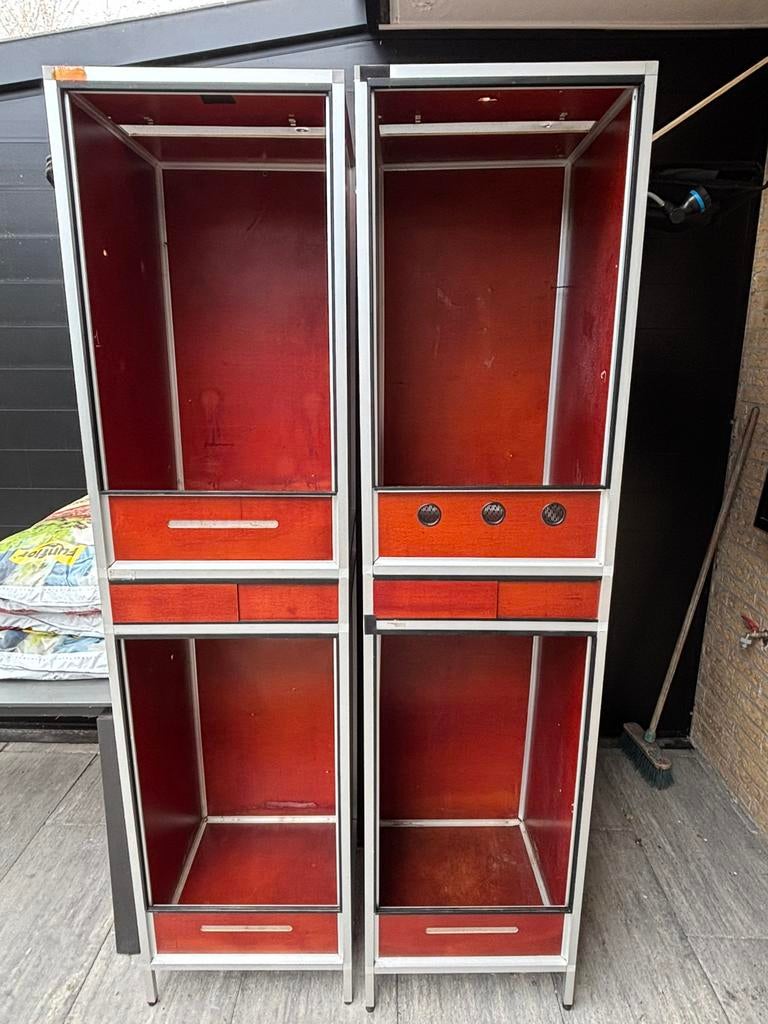 Extra lichte betonplex terrarium met aluminium frame, Ophalen, Zo goed als nieuw, Terrarium of Paludarium