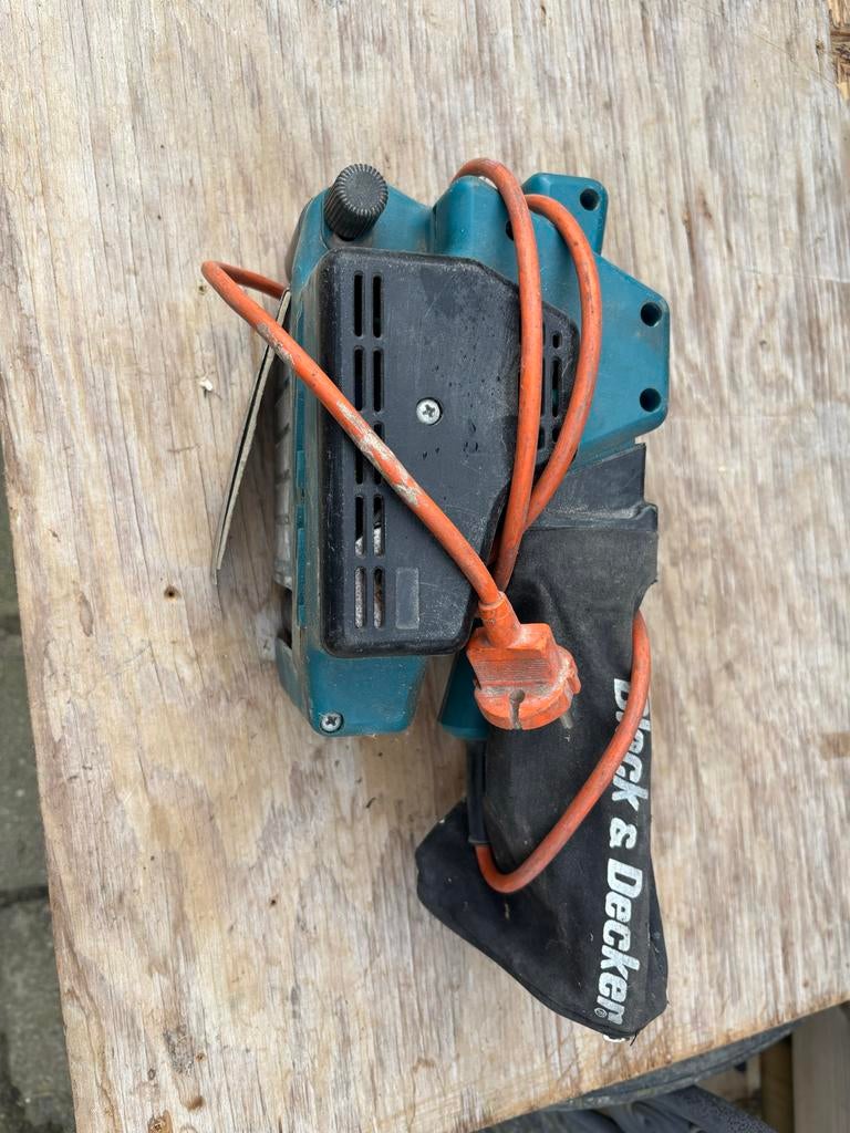 Black & Decker Bandschuurmachine - Gebruikt, Doe-het-zelf en Verbouw, Gereedschap | Schuurmachines, Ophalen of Verzenden, Gebruikt