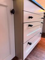 24x zwarte deur / keukenknop massief hout, Gebruikt, Minder dan 100 cm, 25 tot 50 cm, 50 tot 100 cm