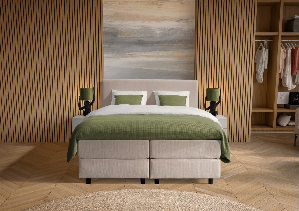 NXT 2000 vlakke boxspring - 90x200 - 5 kleuren, Niet ingevuld, Niet ingevuld, Niet ingevuld