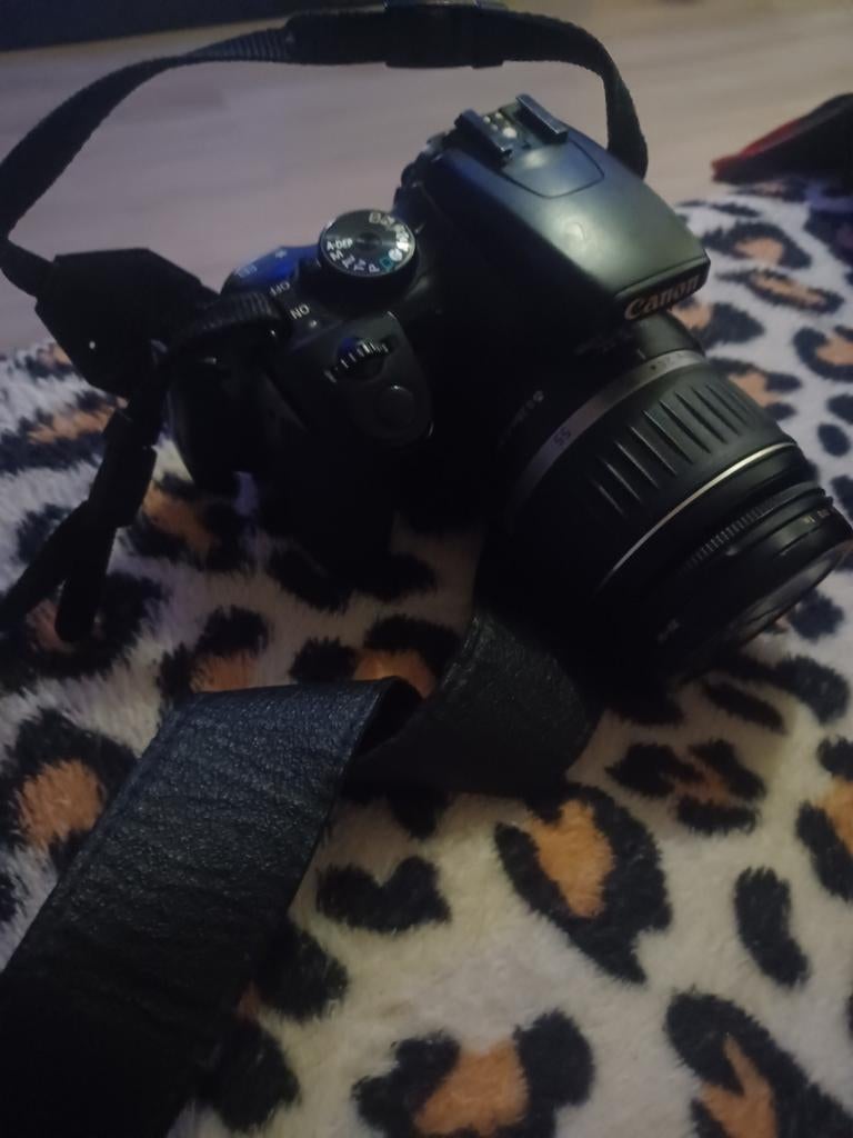 Canon EOS spiegelreflexcamera met lens en tas, Gebruikt, Spiegelreflex, Canon, Ophalen of Verzenden