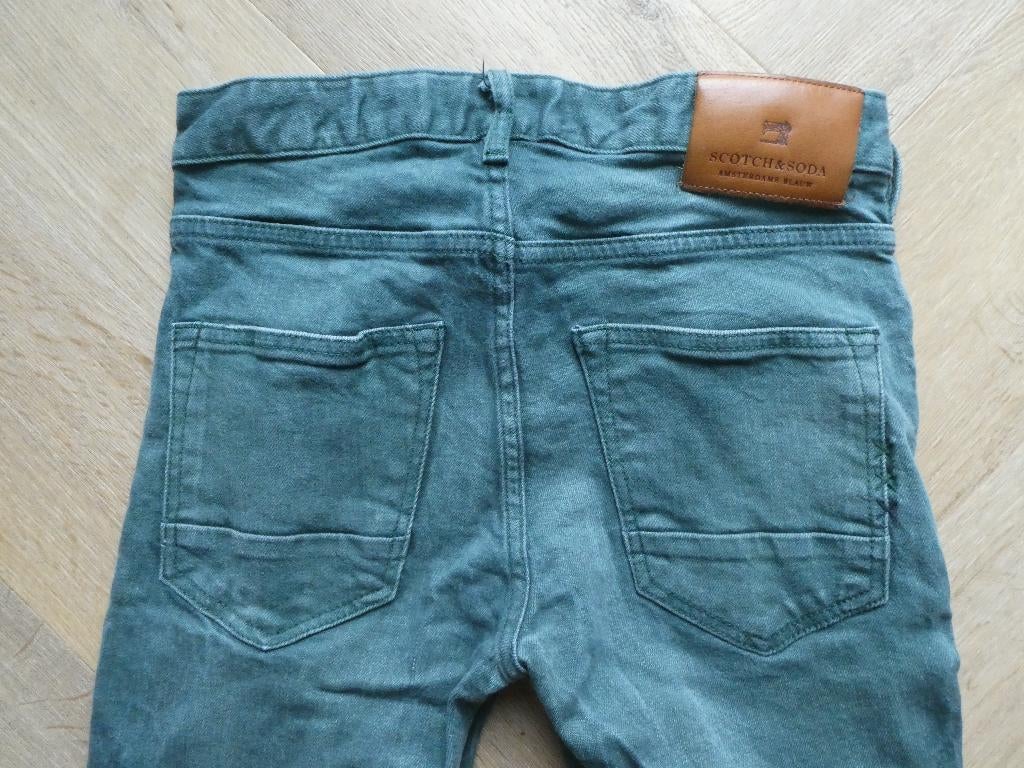 Groene Scotch & Soda broek maat 28-32, Overige kleuren, Verzenden, Scotch & Soda, Zo goed als nieuw