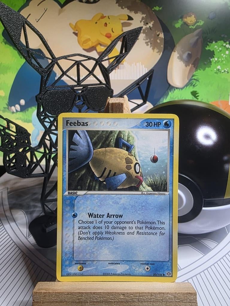 Feebas 50/106 Pokemon Emerald, Ophalen of Verzenden, Zo goed als nieuw, Losse kaart