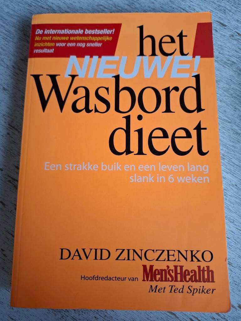 Het Nieuwe Wasbord Dieet - David Zinczenko, Ophalen of Verzenden, Gelezen, Dieet en Voeding, David Zinczenko