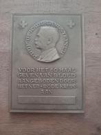 Plaquette Rode Kruis 60x bloedafname Karl Landsteiner, Postzegels en Munten, Ophalen of Verzenden, Brons