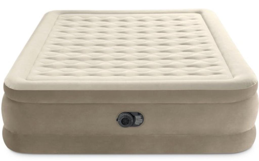 Intex Queen Ultra Plush Luchtbed met ingebouwde pomp, Ophalen, Ingebouwde pomp, Zo goed als nieuw, 2-persoons