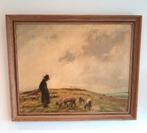 Oud Schilderij Franz Delaforgue Olieverf op Doek, Antiek en Kunst, Ophalen