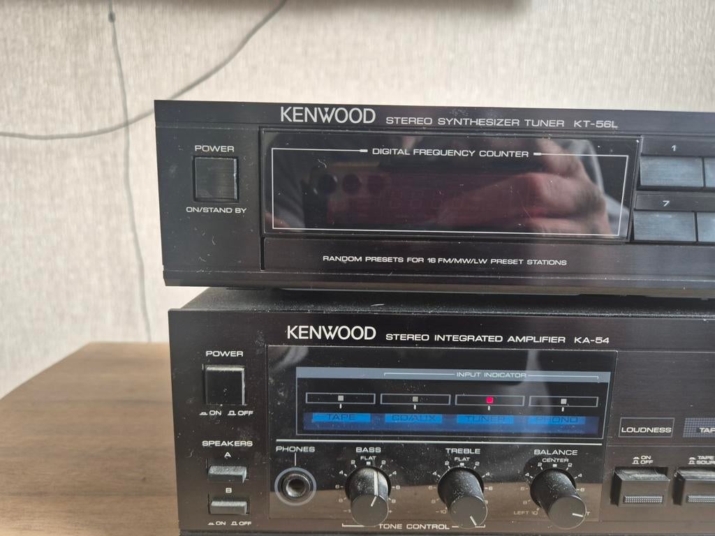 Kenwood ka-54 versterker Kenwood kt-56l tuner, Audio, Tv en Foto, Ophalen of Verzenden, Overige merken