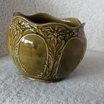 Antieke majolica bloempot, Antiek en Kunst, Antiek | Keramiek en Aardewerk, Ophalen of Verzenden