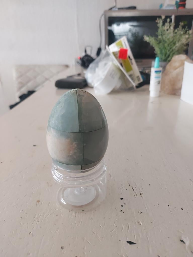 Marmeren ei, ganzen ei formaat, Ophalen of Verzenden